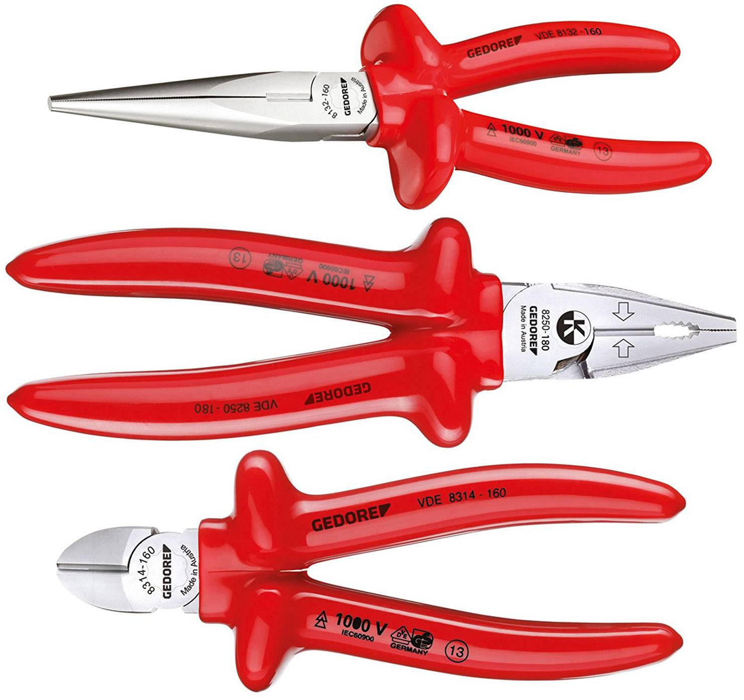 Gedore 6708120 Tangenset afbeelding