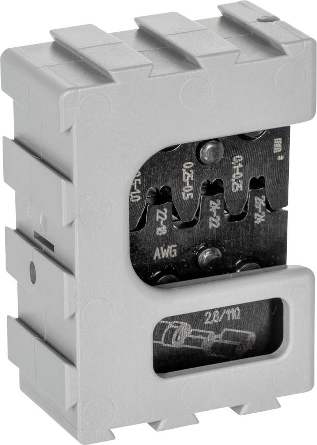 Thumbnail - Gedore 8140-09 1830635 Crimpeinsatz Flachsteckhülsen 0.1 bis 1 mm²