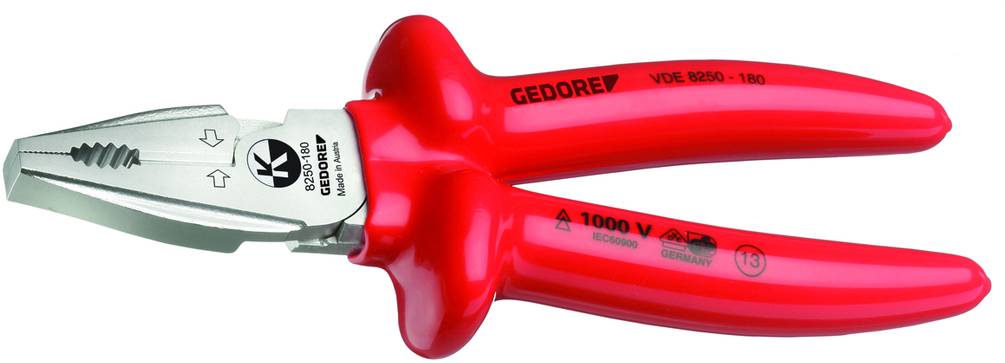 Gedore 1429582 VDE Kraft-Kombizange 160 mm