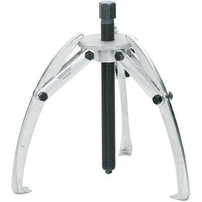 Dreibeiniger Abzieher aus Metall mit einem Schraubmechanismus oben, verwendet zum Entfernen von Lagern oder ähnlichen Teilen.