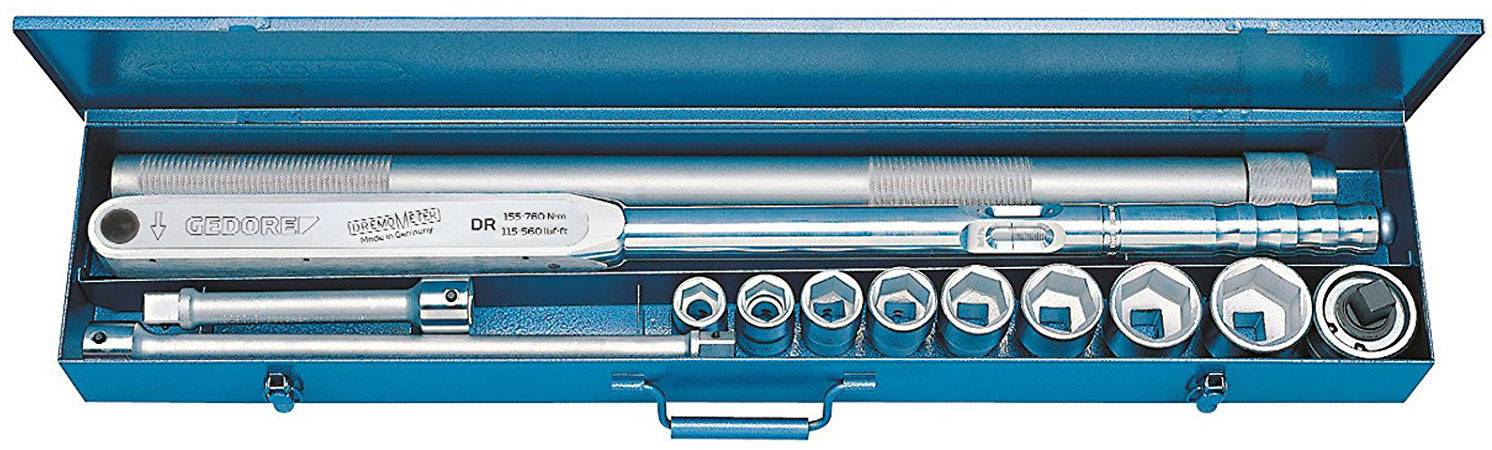 GEDORE DREMOMETER DR 3/4" 140-760 Nm, Garnitur mm