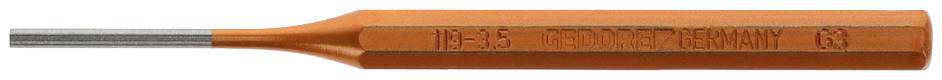 Ein orangefarbener Schraubendreher mit der Aufschrift 'PB 15', 'PB SWISS MADE', 'SWITZERLAND', 'R'.