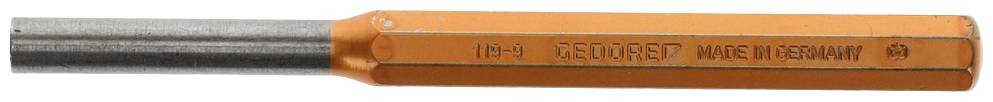 Ein orangefarbener Schraubenausdreher mit einem Metallgriff mit der Aufschrift 'R. DT.02R50 MADE IN GERMANY'.