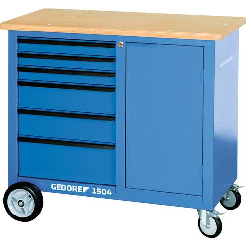 Thumbnail - Gedore 1814958 1504 0321 -Rollwerkbank mit 6 Schubladen (B x H x T) 1100 x 985 x 550 mm