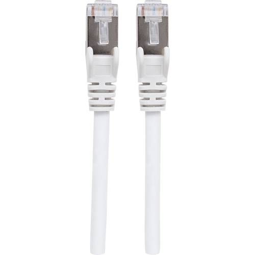 Thumbnail - Intellinet 741910 RJ45 Netzwerkkabel, Patchkabel CAT 6a (Rohkabel CAT 7) S/FTP 7.50 m Weiß Halogenfrei 1 St.