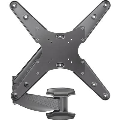 Halterung aus Metall in X-Form zur Wandmontage, geeignet für die Befestigung von Monitoren oder Fernsehern.