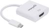 MANHATTAN USB-C auf HDMI-Konverter Aktive Komponenten Konverter