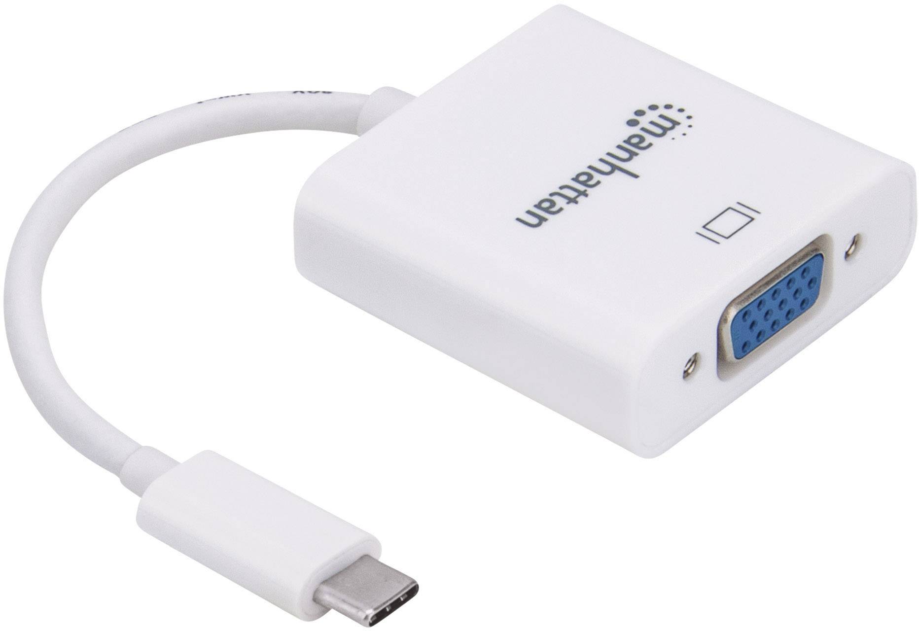 Manhattan USB3.1 TypC auf VGA-Konverter, Stecker auf Buchse
