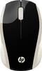 HP 200 Maus Funk Optisch Schwarz, Gold 3 Tasten 1000 dpi
