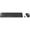 Logitech MK220 Funk Tastatur, Maus-Set UK-Englisch, QWERTY Schwarz