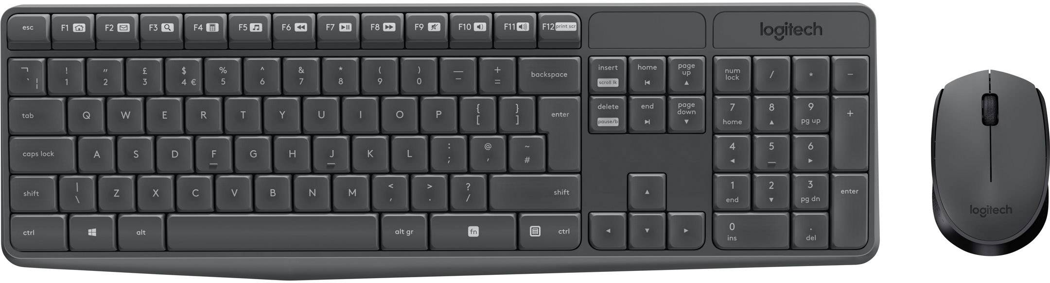 Logitech MK235 - Tastatur-und-Maus-Set - kabellos-0