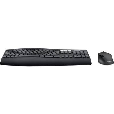 Logitech MK850 PERFORMANCE Bluetooth® Tastatur, Maus-Set Ergonomisch UK-Englisch, QWERTY Schwarz-1
