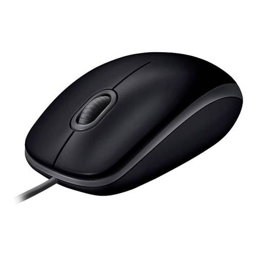 Logitech B110 Maus USB Optisch Schwarz 3 Tasten 1000 dpi