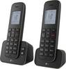 Telekom Sinus A 207 Schnurloses Telefon analog Anrufbeantworter Schwarz
