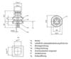 Lutronic 1225 Sensor-/Aktor-Einbausteckverbinder M8 Stecker, Einbau Polzahl Sensoren: 4 1 St.