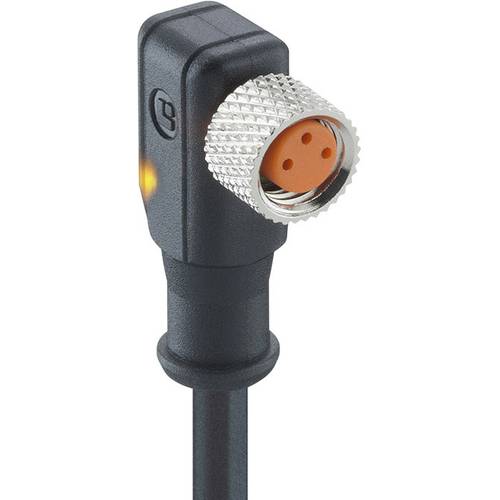 Thumbnail - Lutronic 1117 Sensor-/Aktor-Steckverbinder, konfektioniert M8 Kupplung, gewinkelt 2.00 m Polzahl Sensoren: 3 1 St.