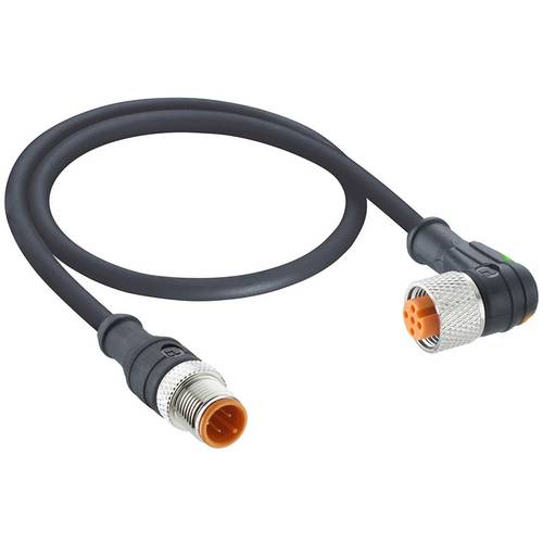 Lutronic 1162 Sensor-/Aktor-Anschlussleitung M12 Stecker, gerade, Buchse, gewinkelt 5.00 m Polzahl Sensoren: 4 1 St.