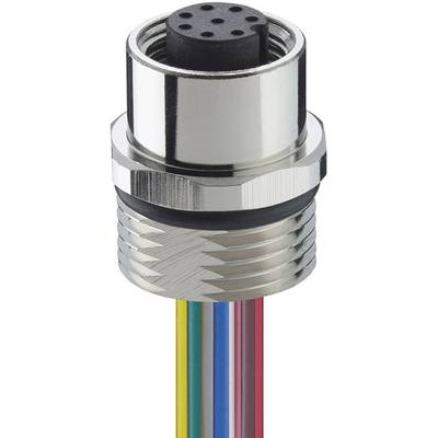 Lutronic 1232 Sensor-/Aktor-Einbausteckverbinder M12 Stecker, Einbau 0.50 m Polzahl: 4 1 St. 