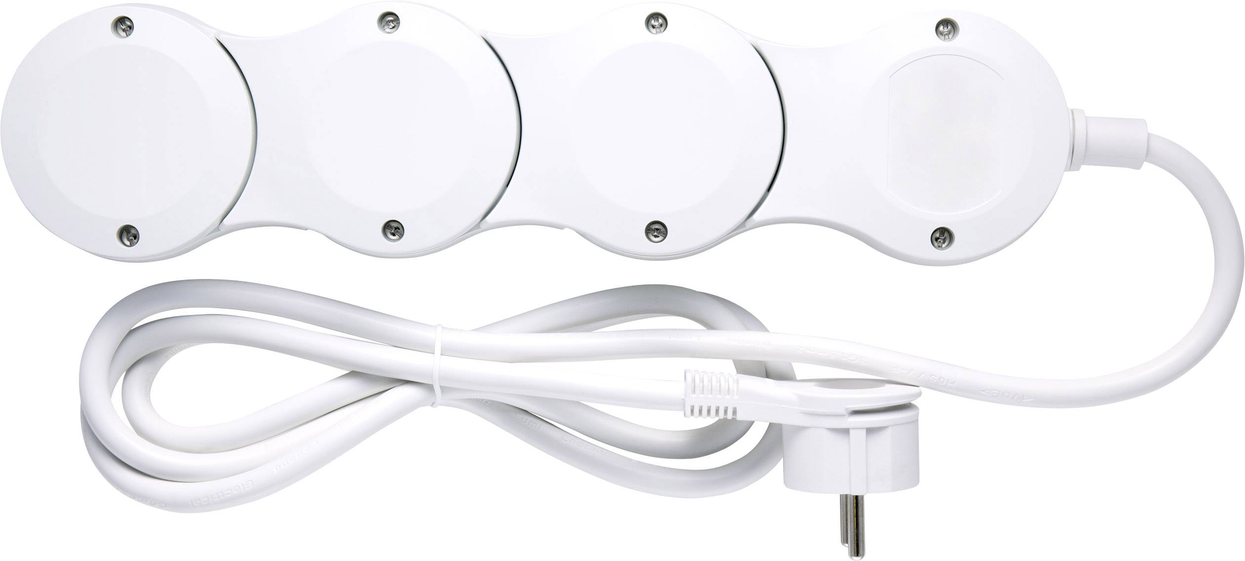 Basetech BT-1911220 WiFi-Steckdosenleiste 3fach Weiß Flachstecker 1 St.-2