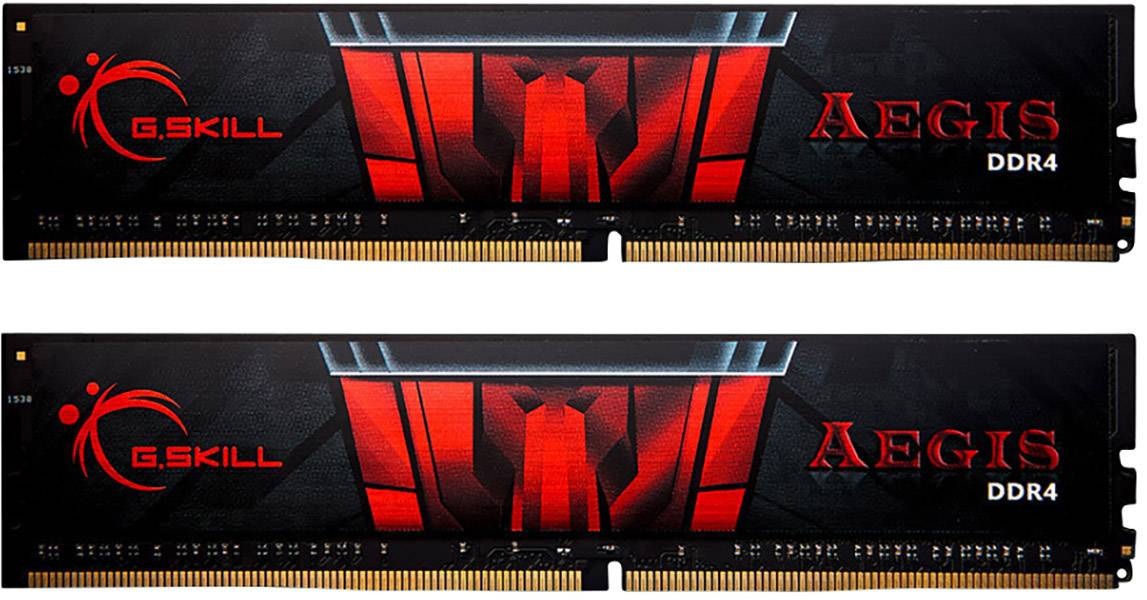 G.Skill Aegis PC-Arbeitsspeicher Kit DDR4 32 GB 2 x 16 GB Non-ECC 3000 MHz 288pin DIMM CL16-18-18-38 F4-3000C16D-32GISB