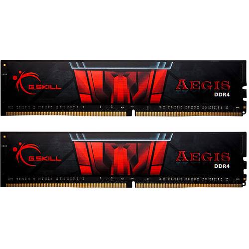 Thumbnail - G.Skill Aegis PC-Arbeitsspeicher Kit DDR4 32 GB 2 x 16 GB Non-ECC 3000 MHz 288pin DIMM CL16-18-18-38 F4-3000C16D-32GISB