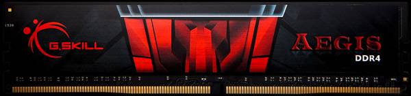 G.Skill Aegis PC-Arbeitsspeicher Modul DDR4 8 GB 1 x 8 GB Non-ECC 3000 MHz 288pin DIMM CL16-18-18-38 F4-3000C16S-8GISB