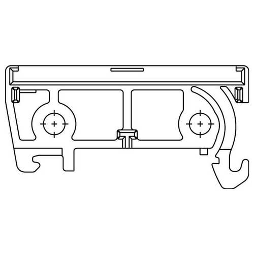 Weidmüller AP 45/RE OR 1665 1011600000 Universal-Gehäuse 45 x 8 x 22.9 Orange 20 St.