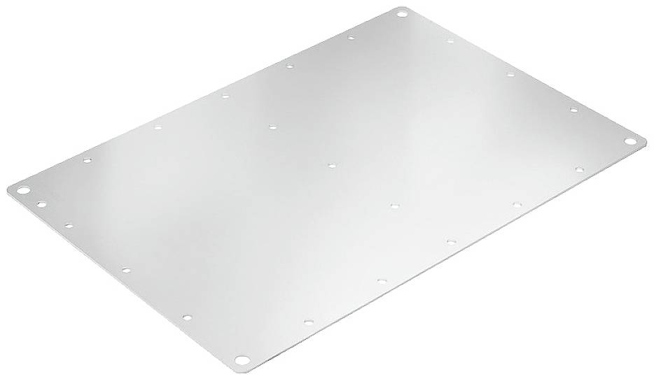 Weidmüller KTB MOPL 9161 S2N H Montageplaat (l x b) 859 mm x 549 mm RVS Zilver 1 stuk(s) afbeelding
