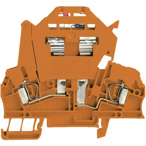 Weidmüller 1315890000 Sicherungsreihenklemme 4 mm Zugfeder Orange 50 St.