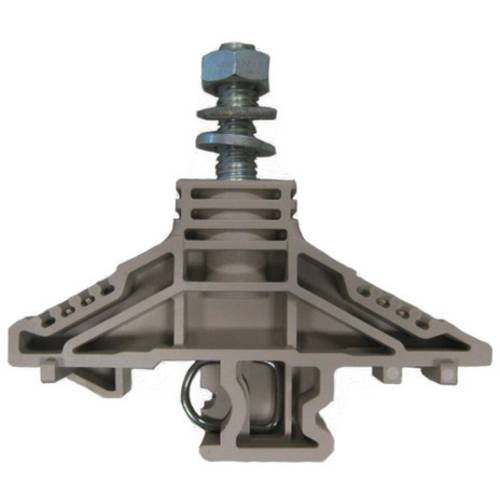 Weidmüller 1319050000 Bolzenklemme 35 mm Bolzenanschluss Dunkelbeige 25 St.