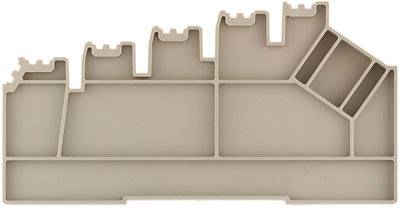 Weidmüller 1355730000 Trennplatte Dunkelbeige 10 St.