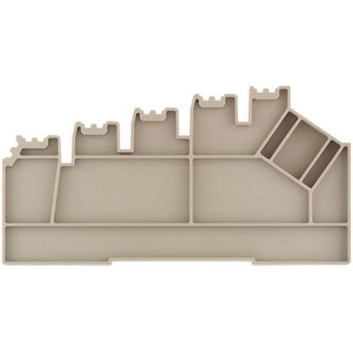 Weidmüller 1355730000 Trennplatte Dunkelbeige 10 St.
