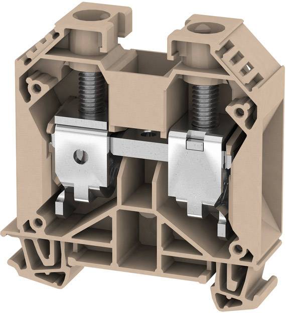 Weidmüller 1393400000 Durchgangsreihenklemme 50 mm Schrauben Beige 40 St.