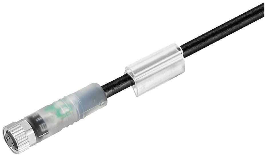 Weidmüller 1444180300 Sensor-, aktuator-stik, M8 Bøsning 3.00 m Pol-tal (RJ): 3 1 stk