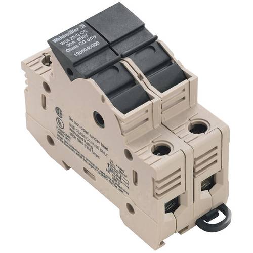 Weidmüller 1444210000 Sicherungsreihenklemme 25 mm Schrauben Dunkelbeige 6 St.