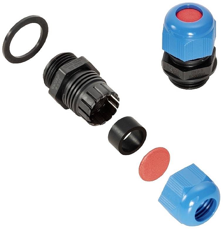 Weidmüller 1461090000 Kabelverschraubung M40 Polyamid Blau 10 St.