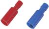 Weidmüller 1492070000 Rundsteckhülse 0.5 mm² 1 mm² Vollisoliert Rot 100 St.