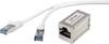 Renkforce RF-3829260 RJ45 Patchkabel CAT 6a S/FTP 15.00 m Grau mit Rastnasenschutz, Flammwidrig 1 St.