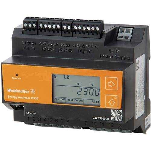 Weidmüller ENERGY ANALYSER D550 Digitales Einbaumessgerät