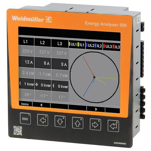 Weidmüller ENERGY ANALYSER 550 Digitales Einbaumessgerät