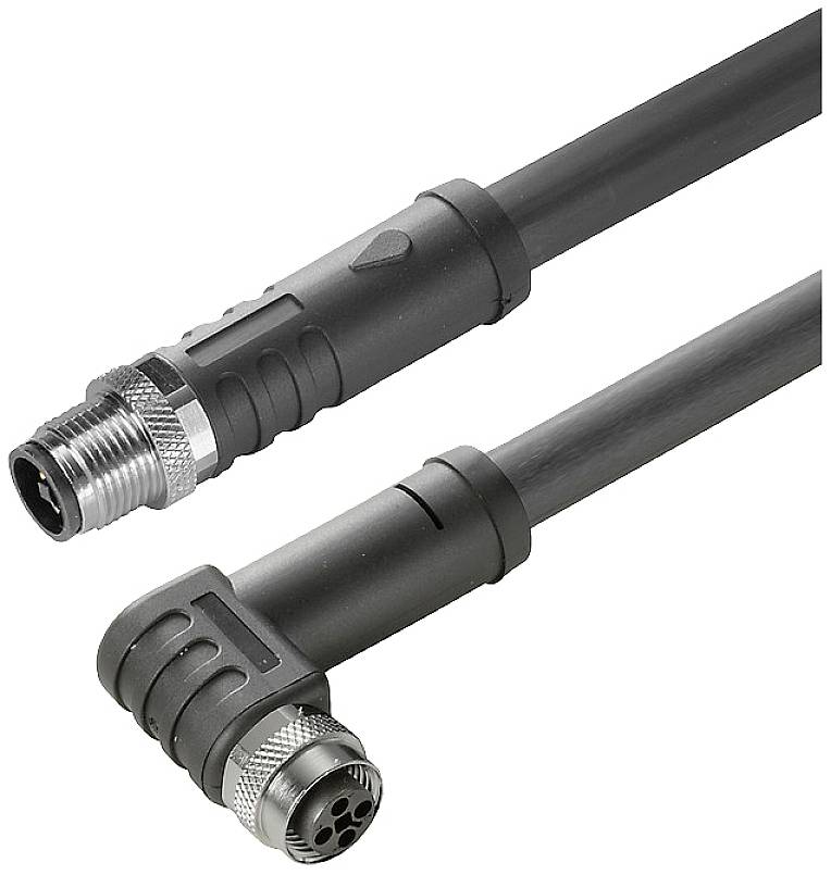 Weidmüller 2050911000 Sensor-/Aktor-Anschlussleitung M12 Buchse 10.00 m Polzahl Sensoren: 4 1 St.