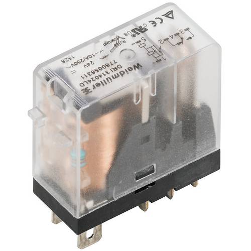 Thumbnail - Weidmüller DRI314012 Steckrelais 12 V/DC 10 A 1 Wechsler 20 St.