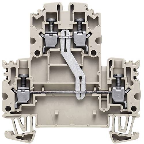 Weidmüller 2515410000 Reihenklemme 4 mm Schrauben Dunkelbeige 100 St.