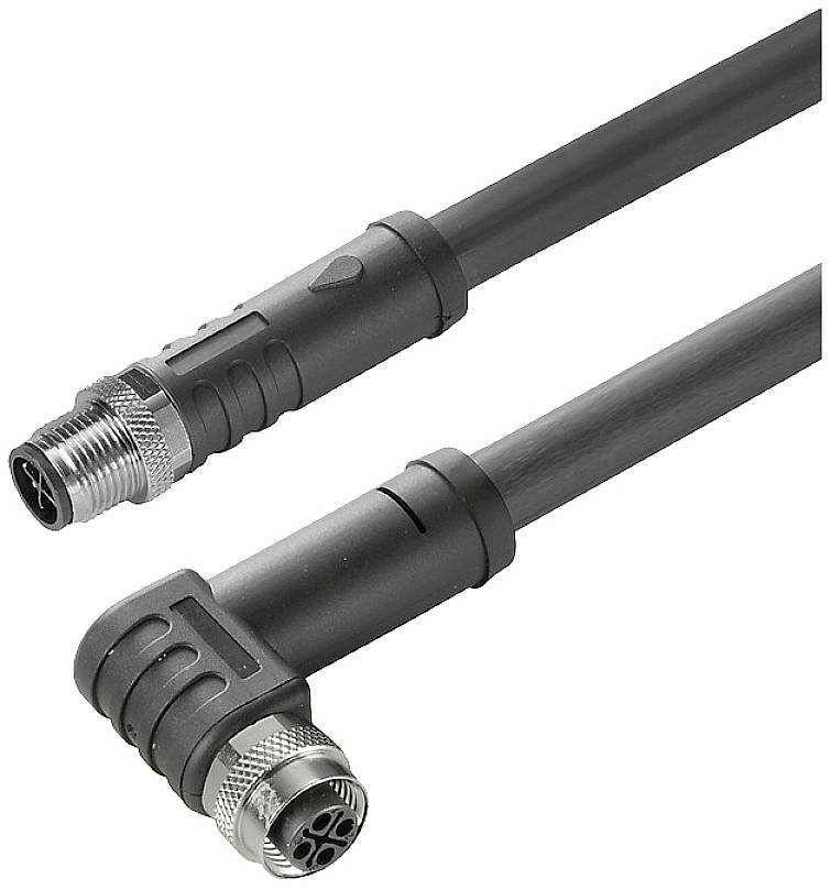 Weidmüller 2050100150 Sensor-/Aktor-Anschlussleitung M12 Stecker 1.50 m Polzahl Sensoren: 2+PE 1 St.
