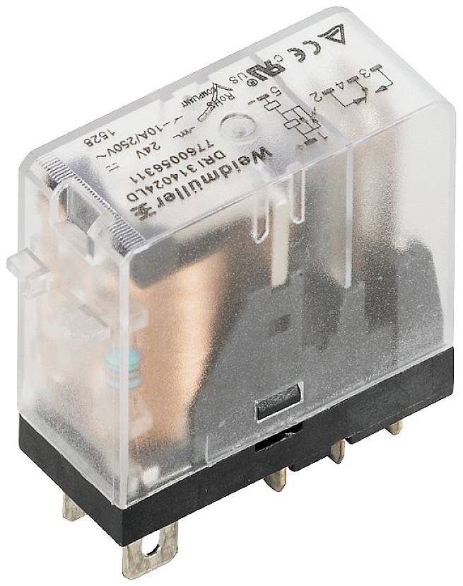 Weidmüller DRI314730L Steckrelais 230 V/AC 10 A 1 Wechsler 20 St.
