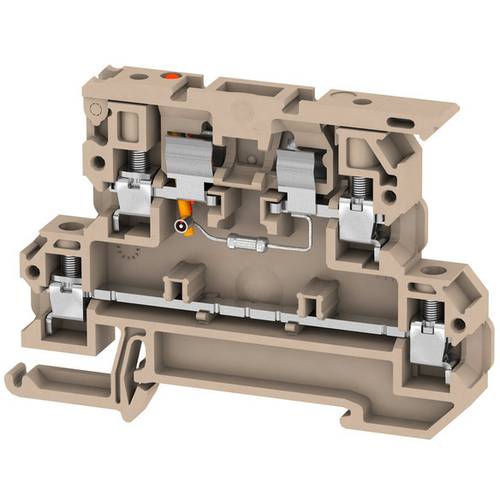 Weidmüller 9802720001 Sicherungsreihenklemme 4 mm Schrauben Beige 50 St.