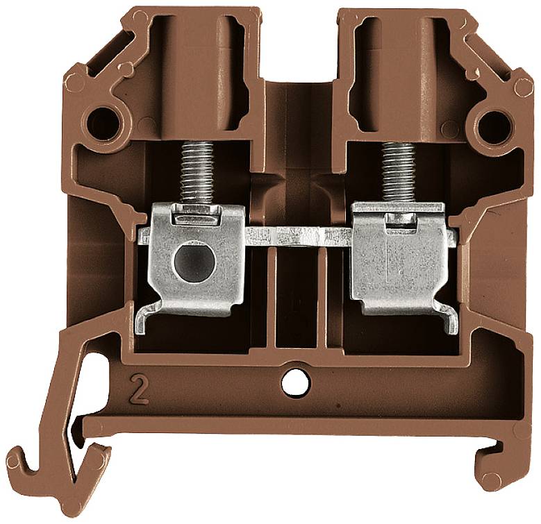 Weidmüller 2566280000 Reihenklemme Schrauben Braun 1 St.