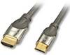 Lindy 41436 CROMO® High-Speed-HDMI-Kabel mit Ethernet, Typ A/C, 1m