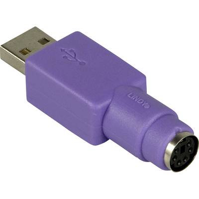 LINDY USB / PS/2 Tastatur/Maus Adapter [1x USB 2.0 Stecker A - 1x PS/2-Buchse]  