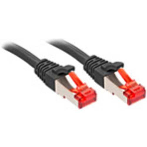 LINDY 47780 RJ45 Netzwerkkabel, Patchkabel CAT 6 S/FTP 3.00 m Schwarz 1 St.